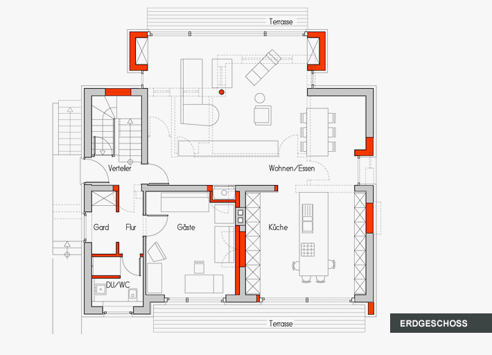 Grundriss Erdgeschoss