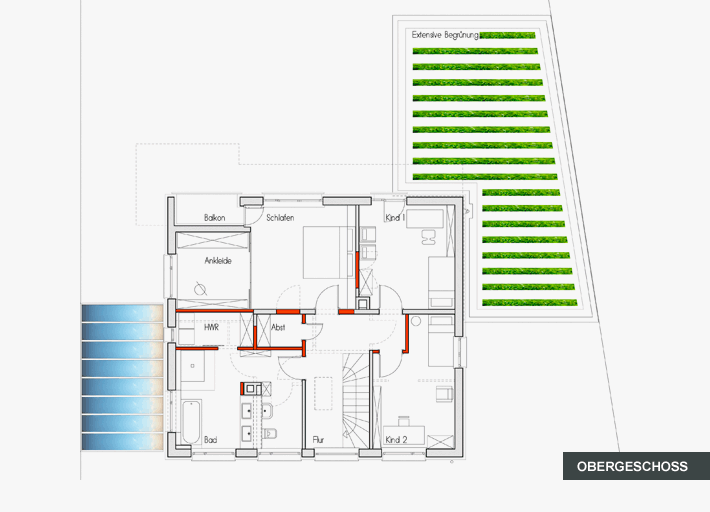 Grundriss Obergeschoss